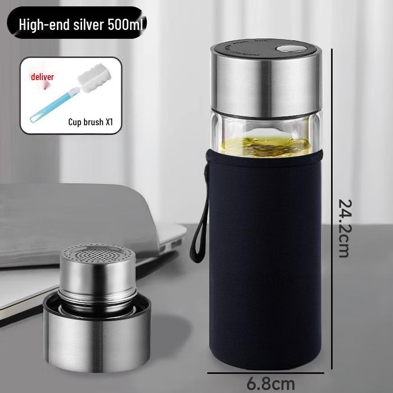 Molona Magnetic Tea Separation Glass Teacup