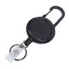 Retractable Keychain Professional Thickened 1mm Stainless Steel Wire Rope Prevents Lost Carabiner