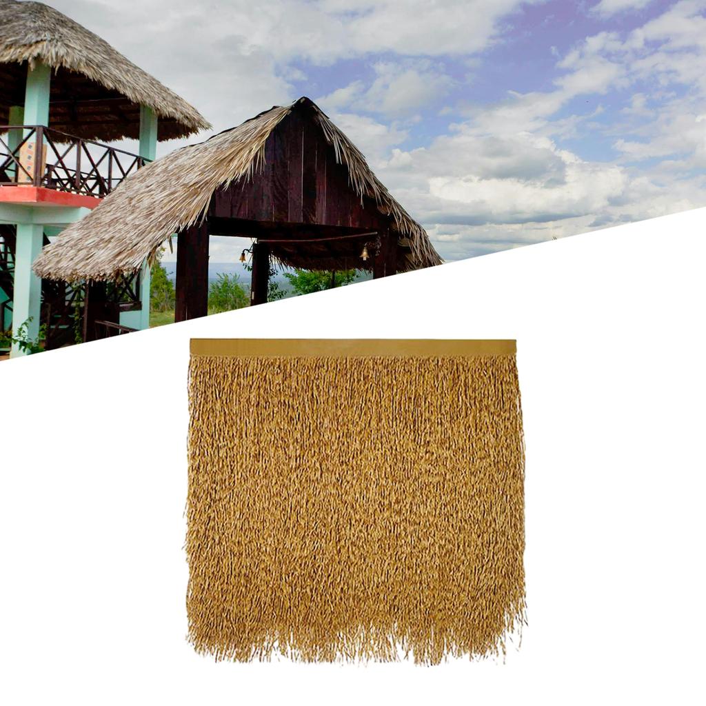 50x50cm Straw Roof Thatch DIY Crafts Good Toughness thatch roofing Synthetic Thatch Grass Roof for Garden Hut Fence Patio Beach