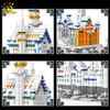 3000pcs Swan Stone Castle Micro Building Blocks Architecture Model Mini Diamond Bricks Kids Toys