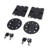 2 Sets Gas Can Mount Lock RX‑DLX‑PM T Style Handle Enhanced Safety Water Pack Mount Lock for Standard Pack With Key Lock