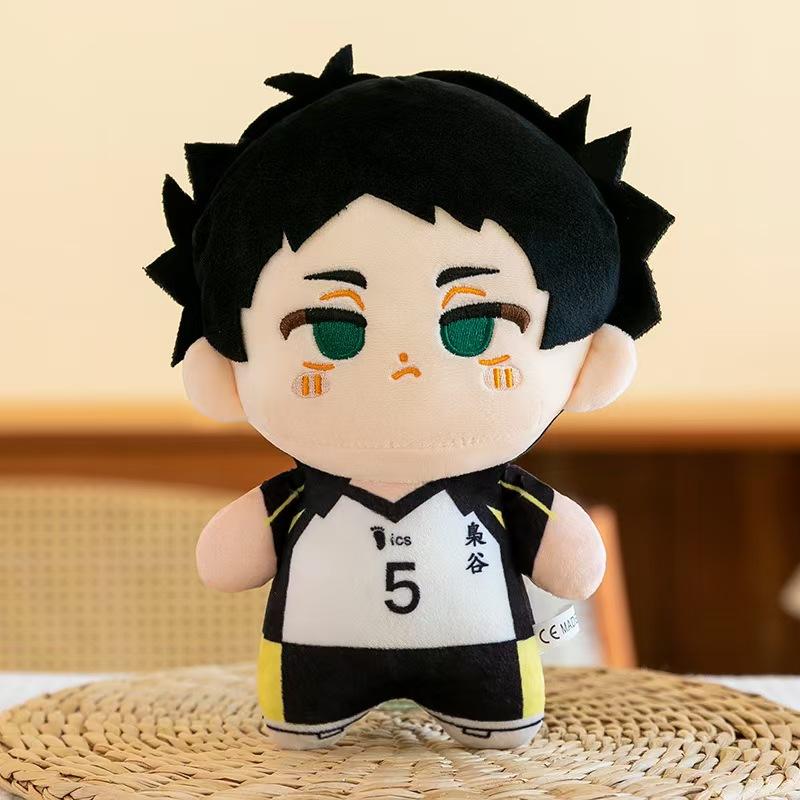 Anime Haikyuu!! Plush Toys Cute Shoyo Kenma Plushie Kawaii Bokuto Tsukishima Soft Doll Room Decor Collection For BIrthday Gift
