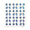 Laser Colorful Butterfly Autumn 3D Nail Art Stickers Adhesive Sliders Nail Transfer Decals Foils Decorations Nail Decals Design