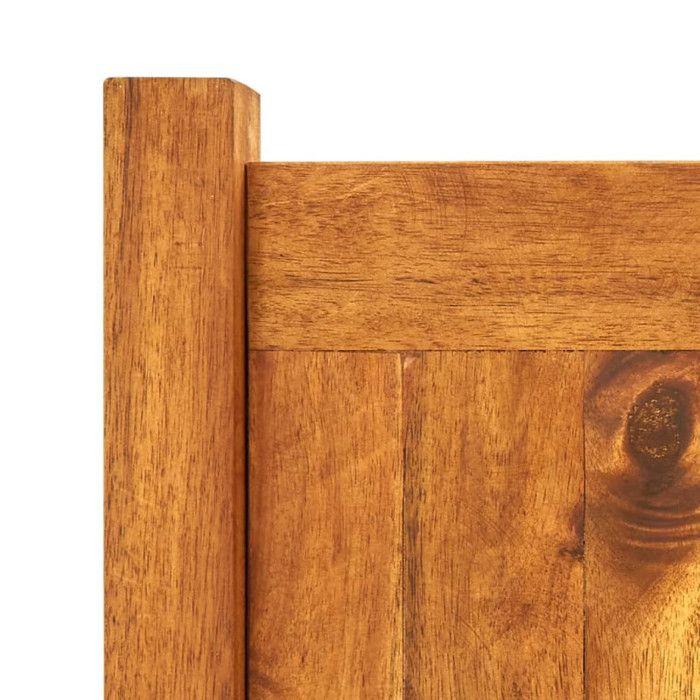 VidaXL Lit surélevé de jardin Bois d'acacia 100x30x25 cm