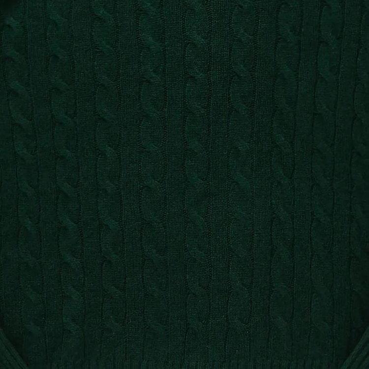 Polo Ralph Lauren Solid Color Pony Embroidered Crew Neck Long Sleeve Knit Sweater Men sweater Green 710876762-004