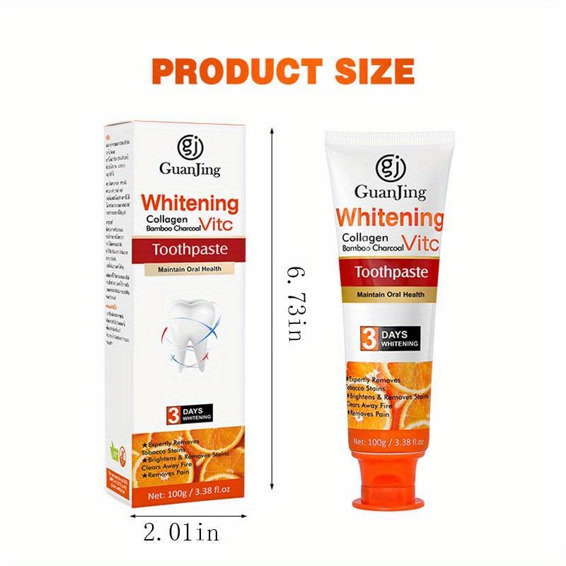 Vitamin C Tandkräm Oral rengöring Fläckar Borttagning Munvård Fläckar Borttagning Munvård Tandblekning