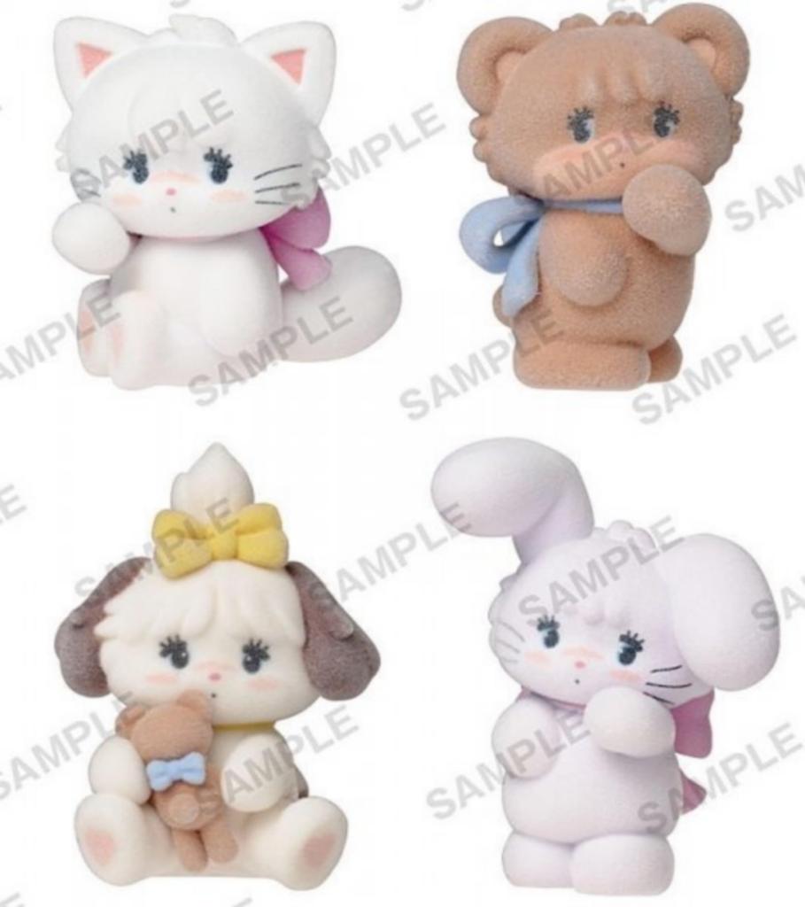 Mikko Illustrations LOVE FRIENDS Collection Figures X Complete Set of Full Gachapon Capsule Toy 4, Set,
