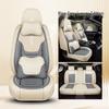 All-Season Linen Car Seat Cushion - Full Coverage & Universal Fit