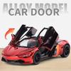 Simulation 1/32 McLaren 720S Super Sportwagen Modell Legierung Diecast Spielzeugfahrzeug Kinder Junge Geburtstagsgeschenk Ton Licht Heimdeko Miniatur
