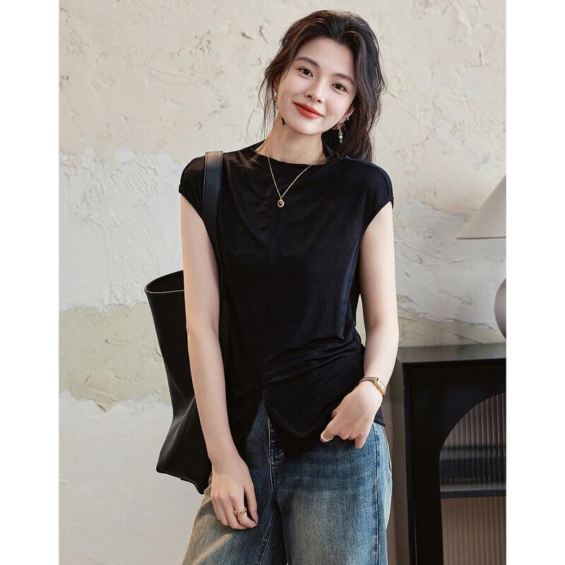 Elegant Urban Chic Sleeveless Ruched Tank Top
