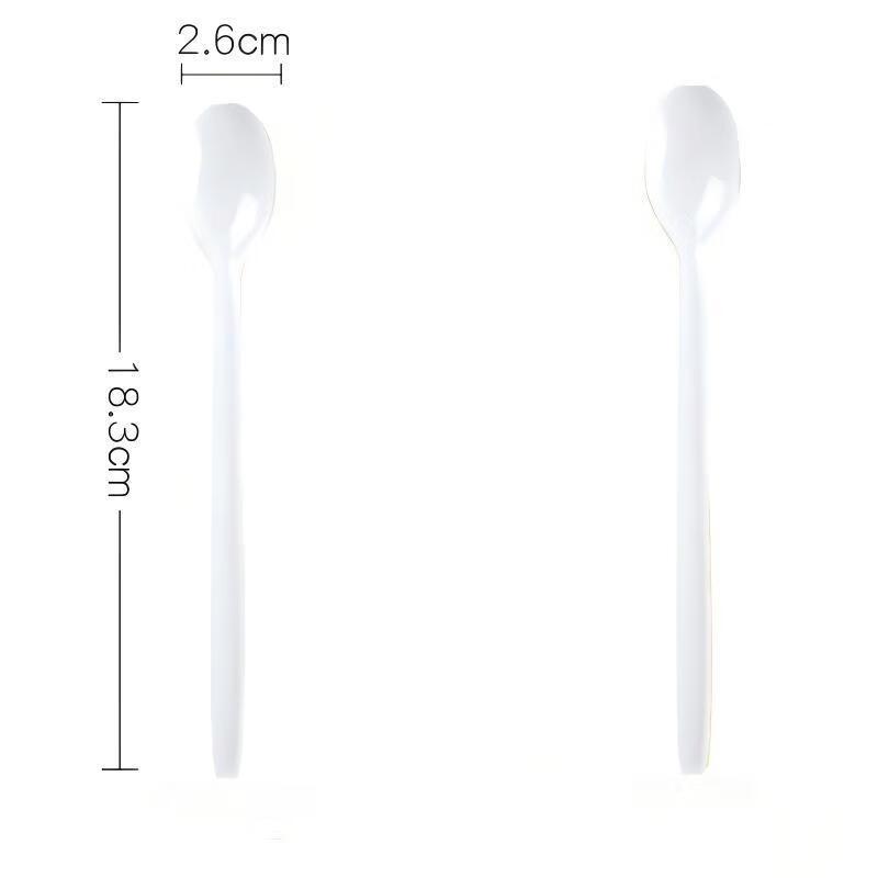 WS Disposable Coffee & Dessert Long Spoons (1000 Pcs)