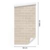 3D Brick Wallpaper for Living Room and Bedroom 50x1000