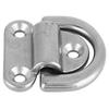 316 Stainless Steel Boat Folding Pad Eye Lashing D   Tie Down Cleat (4 Pcs 8mm)