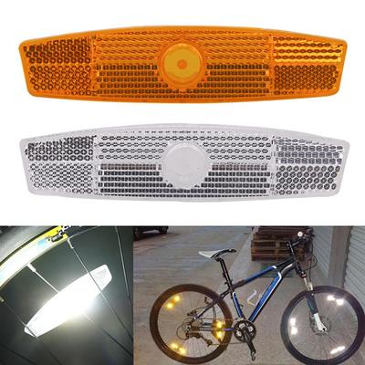 Felgenreflektor aus Kunststoff, stabil, hochfest, rostfrei, Speichenwarnreflektor für Radfahren