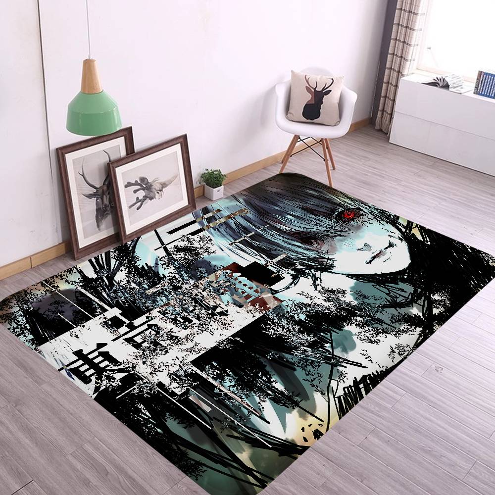 Tokyo Ghoul Anime Room Mats Retro Multiple Choice Living Room Kitchen Rug Non-Slip Welcome Rug