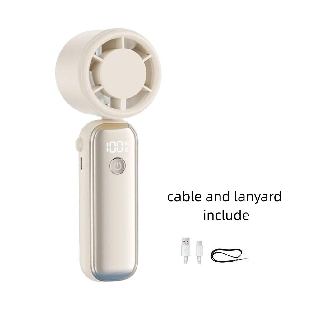 USB Rechargeable Personal Cooling Fan Ultra-Quiet Small Electric Fan  Travel