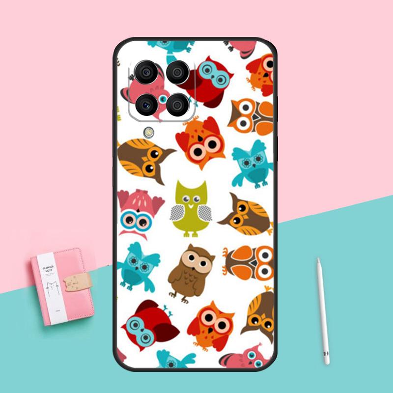 Süße Eulen Für Samsung Galaxy M32 M52 M31 M16 M11 M21 M13 M33 M35 M53 M55 M15 M14 M34 M54 M12 M06 Hülle