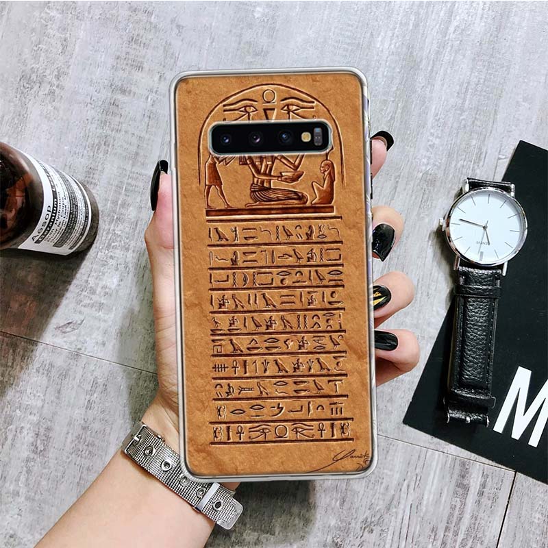 Egypt Nefertiti Anubis Ankh Phone Case For Samsung Galaxy S26 S25 Edge S24 S23 FE S22 Ultra S21 Plus S20 + Fundas Cover Coque Ga