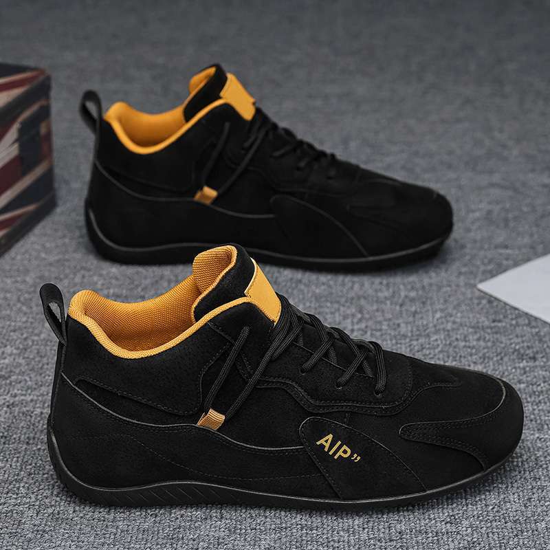 

Men s shoes autumn outdoor light and wear-resistant four-season tide shoes youth trend versatile casual sports flat shoes 44 [collection will be shipped first] чорний