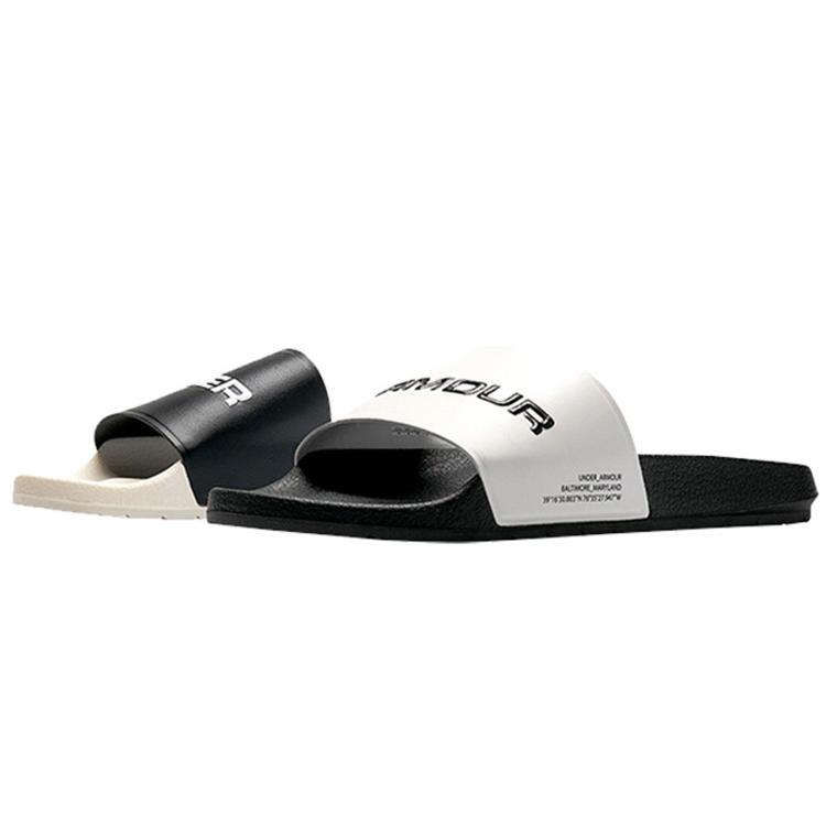 Under Armour Core Remix Slides 'White Black' 3021282-103