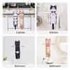 Cat Shape Hand Towel Soft Absorbent Hand Towel Hanging Cute Kitten Towel