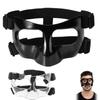 Black/Clear Basketball Face Mask Elastic Strap Face Guard Practical Nose Protector  Outdoor Sports