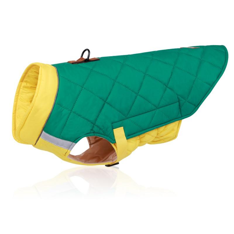 Thick Winter Dog Coat French Bulldog With Reflective Trim Warm Pet Outerwear In Multiple Colors