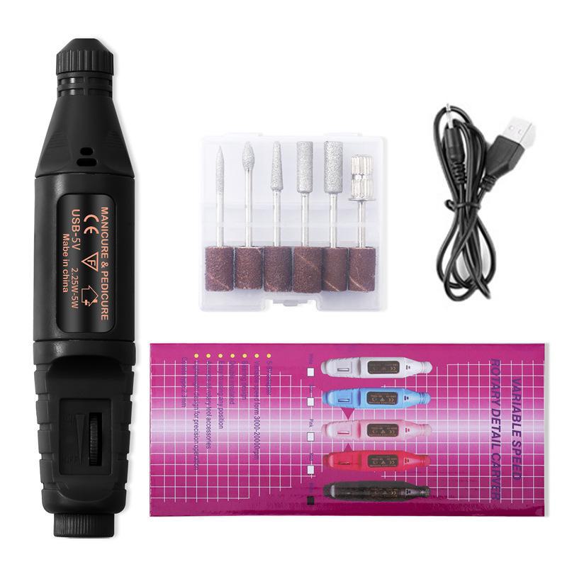 Polizor și lustruitor portabil USB pentru unghii