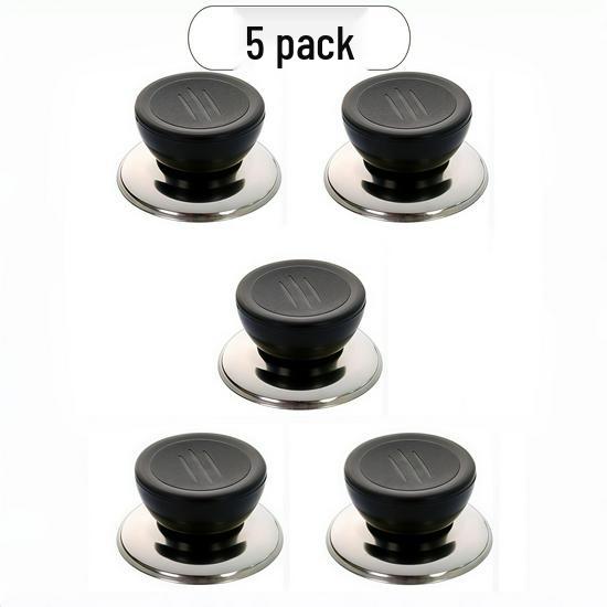 Universeller Verbrühschutz-Topfgriff für Wok oder Dampfgarer - Glas-Deckelknauf & Perlen-Zubehör