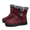 Lucyever Non Slip Waterproof Snow Boots for Women Faux Fur Keep Warm Ankle Boots Woman Short Plush Platform Winter Botas Mujer