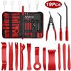 Car Trim Removal Tool 5/19Pcs Trim Puller Tool Kit Pry Tools Set for Trim Clip Pliers Fastener Plastic Rivets Removal Kit