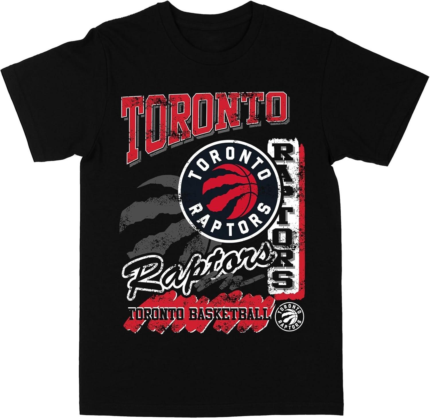 Филкос Торонто Рэпторс Винтажная Потертая Черная Футболка S