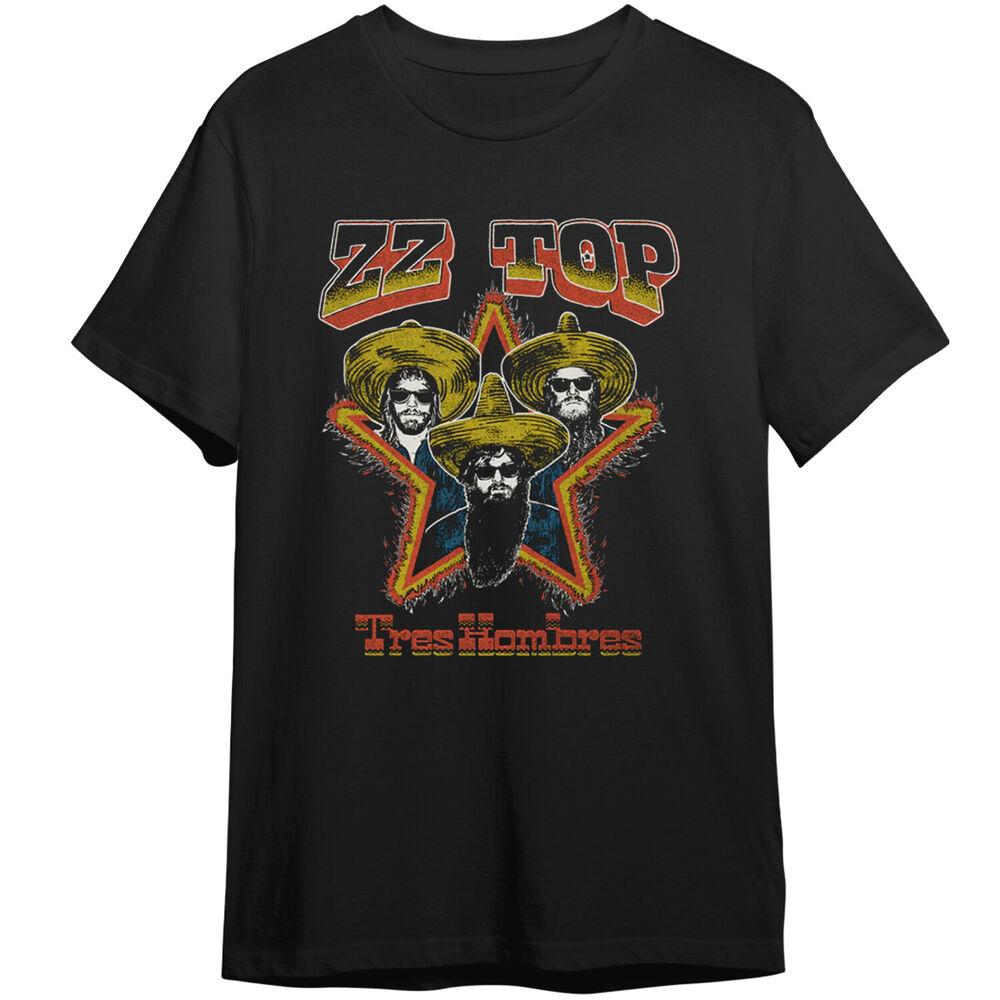 

Футболка унисекс для фанатов Zz Top Tres Hombres Tour 2023 Zz Top Classic 90S