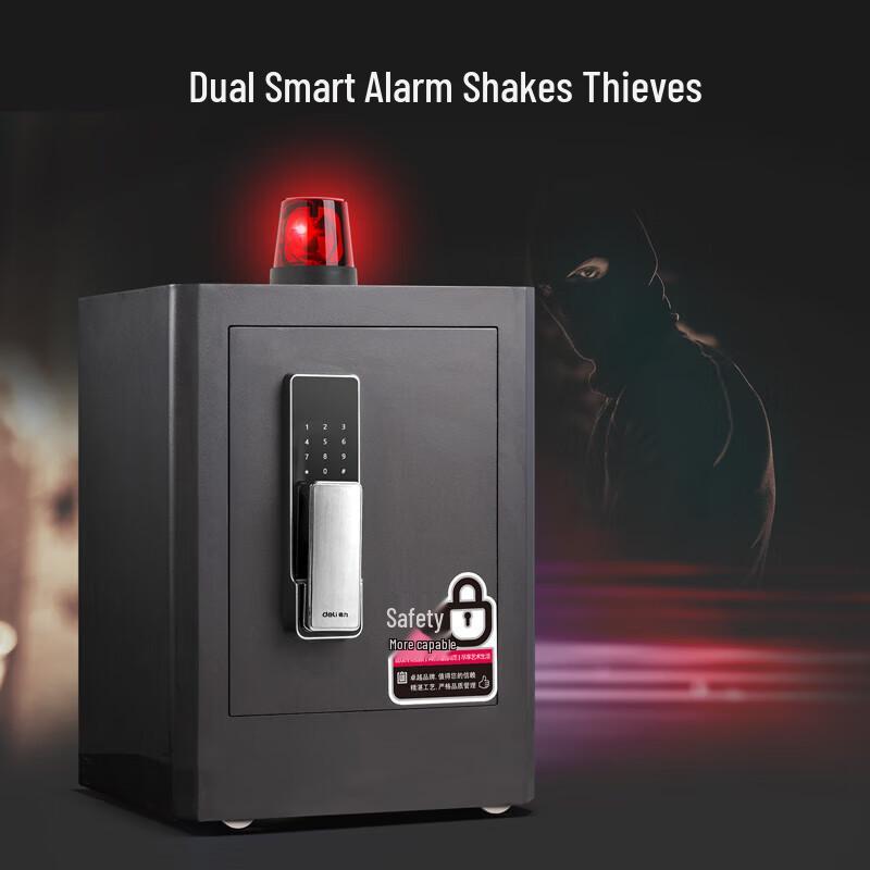 Deli 4117G H710 Fingerprint Password Electronic Safe