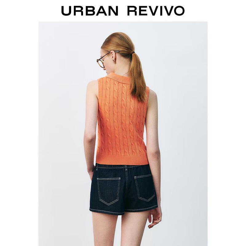 UR Women's Casual Cable Knit Sleeveless Top