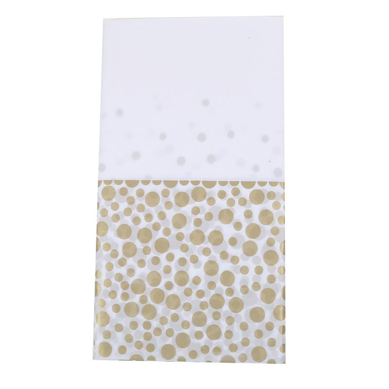 Tablecloth PEVA Dotted Disposable Table Cover Runner Design Party Waterproof Oilproof Tablecloths for Rectangle Tables