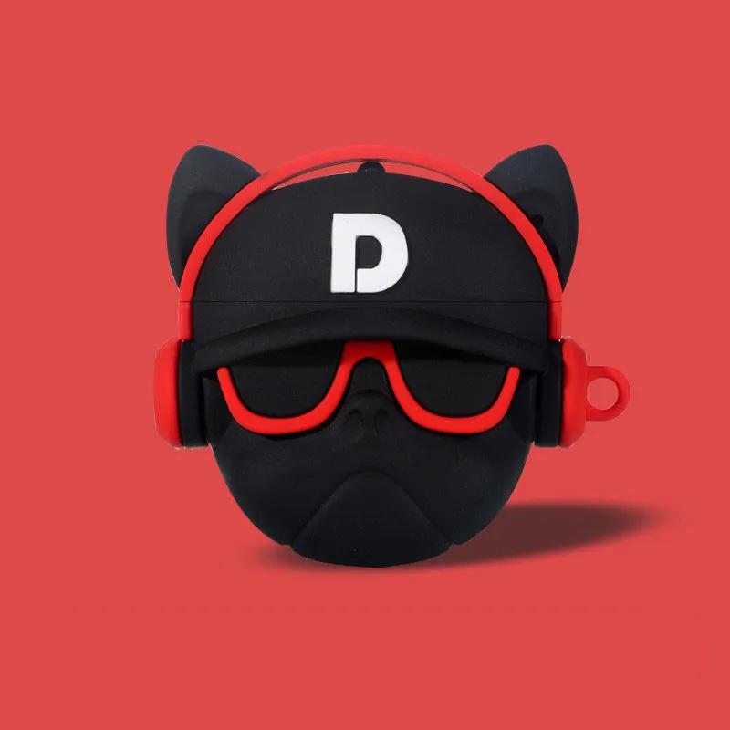 

Милый мультяшный 3D бульдог собака чехол для наушников Airpods 3 2 1 Pro2 3-го поколения силиконовый мягкий чехол для Air Pods Pro 2 с крючком For Airpods 3 2021