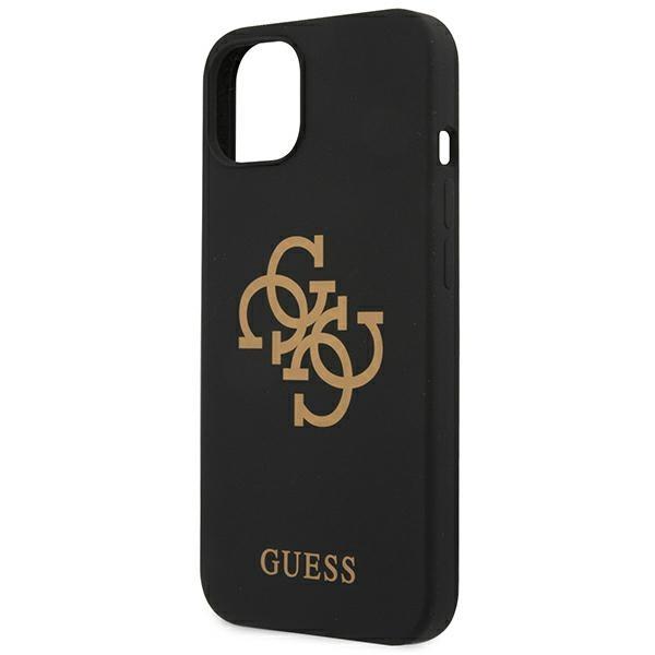 Guess Guhcp13Sls4Ggbk Iphone 13 Mini5,4 Czarny/Black Hard Case Silicone 4G Logo