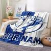 1PC Custom Name Millwall FC Patterned Flannel Blanket Suitable For All Seasons for Home Decor Warmth and Comfort Gifts Holiday Present