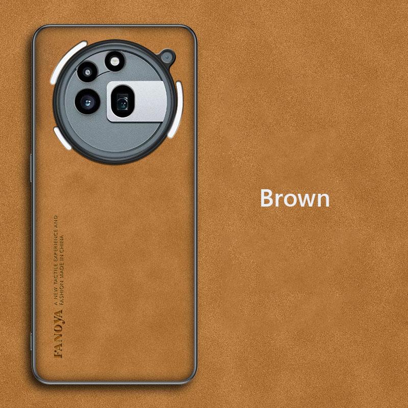 Retro Leather Skin Feel Case For Nothing Phone 3A Pro NothingPhone3APro G Shockproof Matte Silicone Soft Case Cover