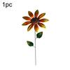 Colorful Metal Sunflower Garden Stakes Decorative Outdoor Flower Ornaments for Outdoor Yard Patio and Lawn Decoration