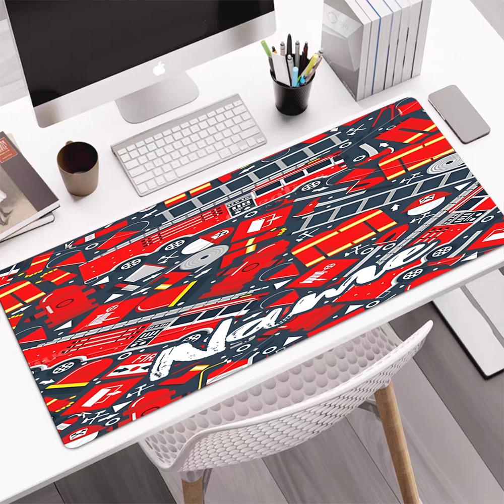 Custom Name fire truck Theme Mouse Pad, Non Slip Rubber Base, Multifunctional Office & Home Decor, Perfect for Workspace Personalization.