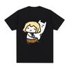 Hololive English VTuber Watson Amelia Bubba T Shirt Unisex /Women Aesthetic Kawaii Rabbit Tshirt Unisex Cartoon Casual Cotton Tees