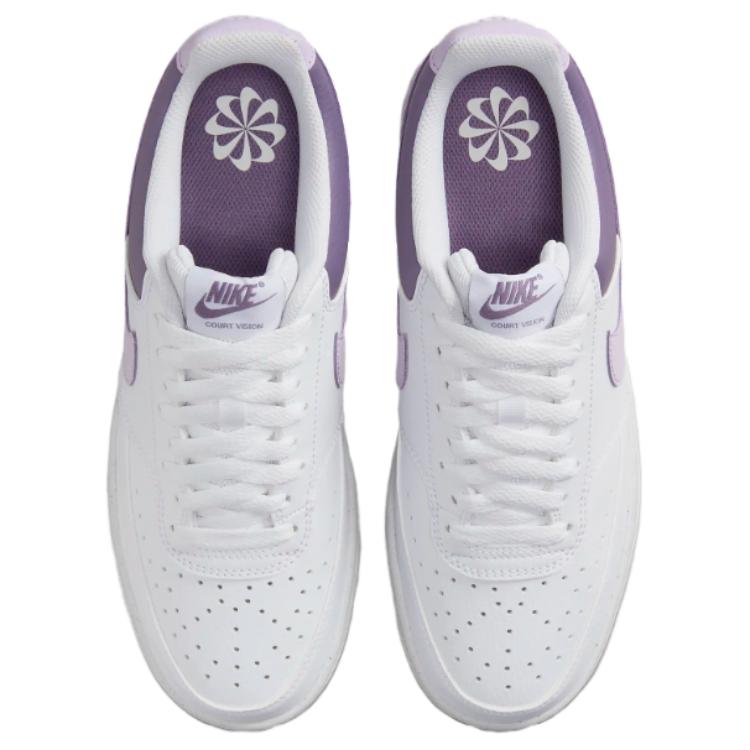 Nike Court Vision Low White Lilac Bloom Women Sneakers Daybreak HF4989-100