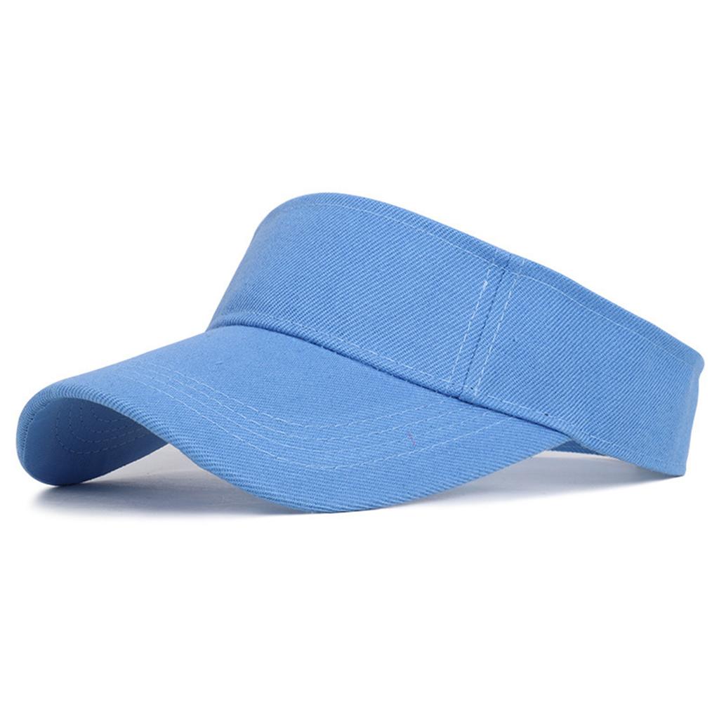 Cappello con visiera parasole per sport all'aperto, con parte superiore aperta, traspirante, regolabile, stile baseball, cappello parasole per tennis, golf, corsa