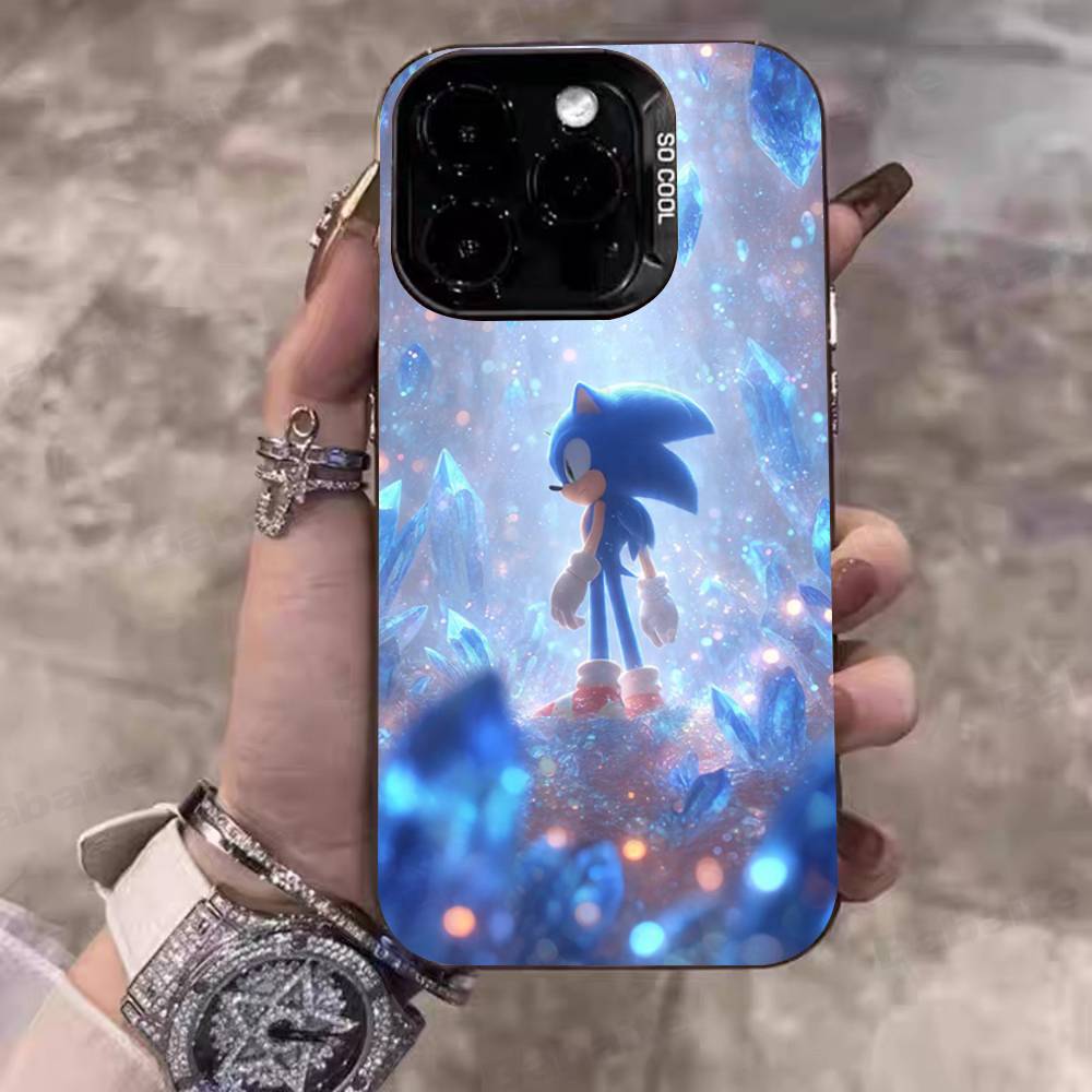 Game S-Sonic Movie Anime Color Phone Case For IPhone 17 16 15 14 13 12 11 Pro Max Plus Pro Shell