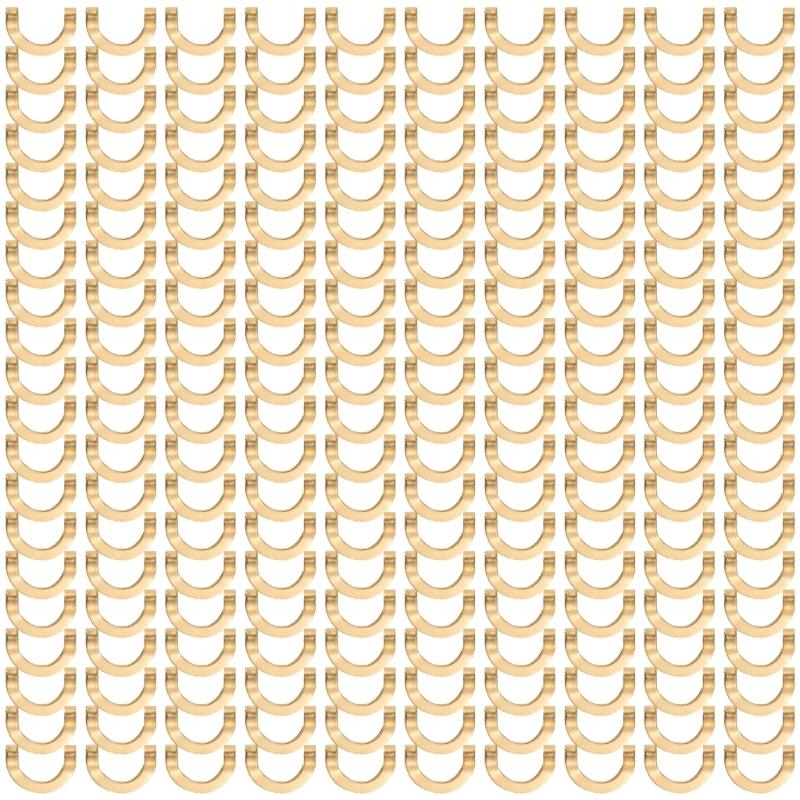 

200Pcs Spinner Clevis Link Easy Spin Fishing Clevis Fishing Spoons Spinnerbait Part Inline Spinner Making large