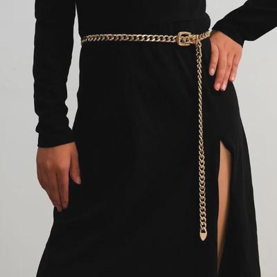 European & American Retro Metal Waist Chain: Personalized Fashion Belt for Women