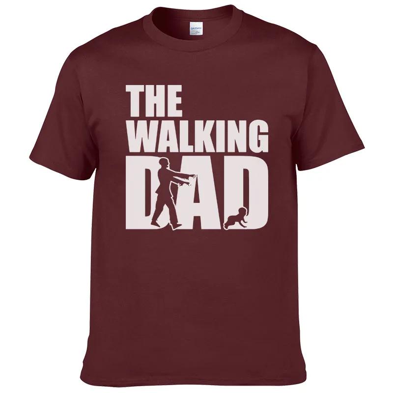2023 Men's Summer Cotton T Shirts Printed The Walking Dad Tshirt Hip Hop Blouse Men's Sportswear T Shirt Men Harajuku Tops #307