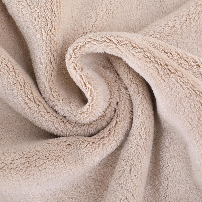 Quick-Drying Absorbent Coral Fleece Bath Towel & Wearable Ballet Cat Bath Robe with Cap